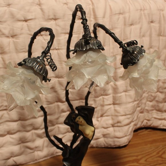 Antique Bronze Auguste Moreau French Nude Topless - Picture 2 of 16